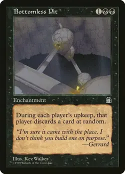 MTG Bottomless Pit - Stronghold Magic the Gathering Uncommon NM - Image 1