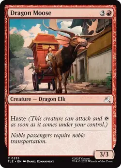 NM Dragon Moose, MTG, Avatar: The Last Airbender, Magic the Gathering, 235 - Image 1