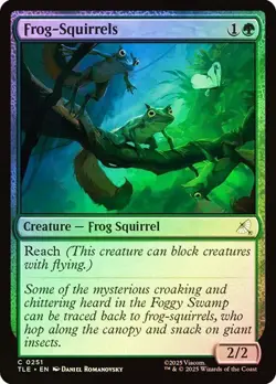 NM Foil Frog-Squirrels, MTG, Avatar: The Last Airbender, Magic, 251 - Image 1
