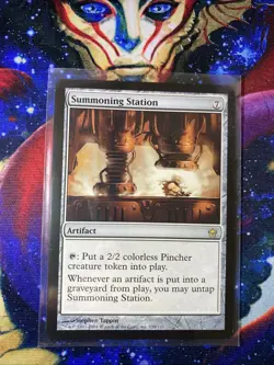 Summoning Station Fifth Dawn Lightly Played Regular Finish MTG - Image 1