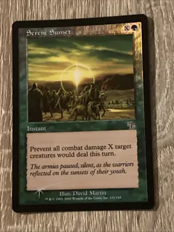 Serene Sunset Foil Judgement - Near Mint - Image 1