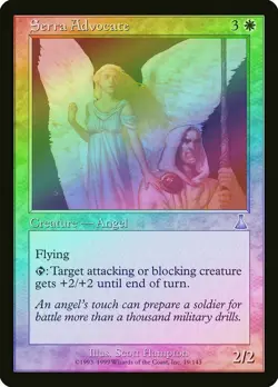 Serra Advocate FOIL Urza's Destiny L/P/NM White Uncommon - Image 1