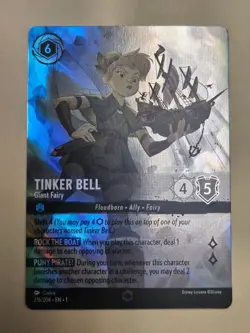 Tinker Bell - Giant Fairy (Enchanted) 216/204 The First Chapter. Near mint. - Image 1