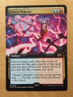 Magic the Gathering MTG Invert Polarity Extended Art Modern Horizons 3 NM - Image 1