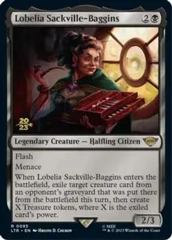 1 x Lobelia Sackville-Baggins - Foil - Prerelease Promo (Dated Stamped) - The Lo - Image 1