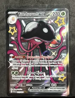 2024 Pokemon SV Paldean Fates PAF EN Toedscruel ex #213/091 - Image 1