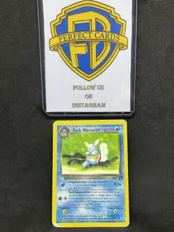 POKEMON ROCKET UNLIMITED DARK WARTORTLE NONCOMUNE 46/82 DMG/INKED ITA - Image 1