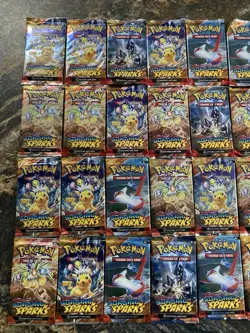 Pokemon Surging Sparks Sealed Booster Pack X36 Booster Box Quantity - Image 2