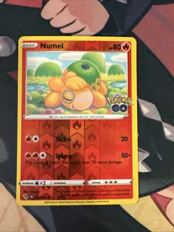 Numel (Peelable Ditto) Common Pokemon GO 013/078 LP Pokemon TCG - Image 1