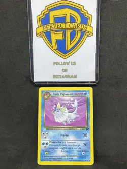 POKEMON ROCKET UNLIMITED DARK VAPOREON NONCOMUNE 45/82 DMG/INKED ITA - Image 1