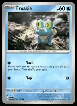 2024 Scarlet & Violet Series - Twilight Masquerade Froakie Common #56 - Image 1