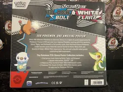 POKEMON SV10.5 BLACK BOLT WHITE FLARE POSTER COLLECTION BOX SEALED - Image 2