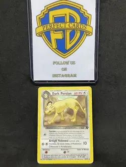 POKEMON ROCKET UNLIMITED DARK PERSIAN NONCOMUNE 42/82 DMG/INKED ITA - Image 1