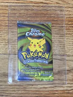 Pokemon Topps Chrome Series 1 Sealed Pack - Image 1