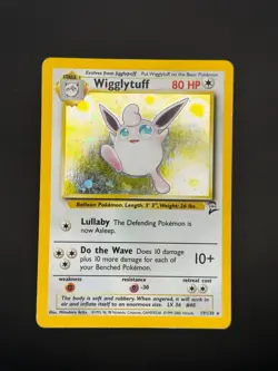 Wigglytuff - 19/130 Base Set 2 [Holo] Rare (WOTC) LP Pokemon TCG - English - Image 1