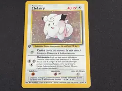Pokemon Clefairy 1st Edition Italian Base Set Holo 5/102 - Image 2