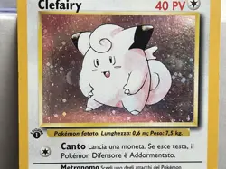 Pokemon Clefairy 1st Edition Italian Base Set Holo 5/102 - Image 4