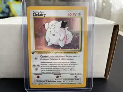 Pokemon Clefairy 1st Edition Italian Base Set Holo 5/102 - Image 5