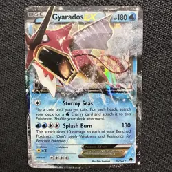 Pokemon TCG Gyarados Ex 26/122 Breakpoint Holo Rare LP - Image 1