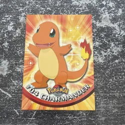 Charmander #04 Topps TV Animation Edition Non Holo Pokemon 1999 - Image 1