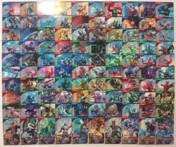 Lot of 100 Japanese Kamen Rider Battle: GANBA LEGENDS Normal & Rare Card Set - Image 1