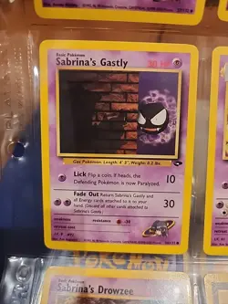 Pokemon TCG Sabrina’s Gym Lot (9 Cards) - Jynx, Haunter, Kadabra, Abra, Gastly + - Image 5