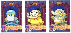 3 CARD LOT -PSYDUCK- Halloween Card Database - Pokemon - Image 1