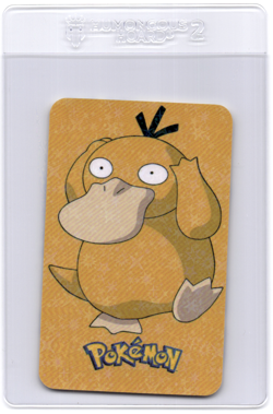 Pokemon Mini Cards Star pattern Holo psyduck - Image 1