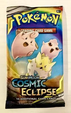 Pokemon Trading Card Game - Sun & Moon Cosmic Eclipse Booster Pack - 10 Cards - Image 1