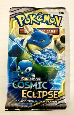 Pokemon Trading Card Game Sun & Moon Cosmic Eclipse Booster Pack - Image 1