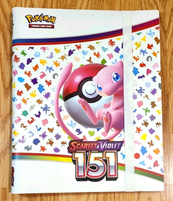 New/Mint Pokemon Card Game Scarlet & Violet 151 MEW BINDER ONLY 20 Page Book_4 - Image 1