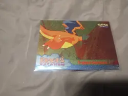 Trapped Charizard Textured Holo #51 Pikachu's Vacation Topps Pokemon Card 1999 - Image 1