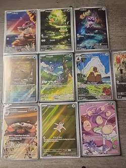 Pokemon TCG Lot of 10 Cards Near Mint Illustration Rare Cards - Image 2