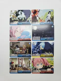 Weiss Schwarz That Time I Got Reincarnated as a Slime Climax Common 8 Cards Set - Image 1