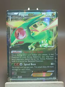 HP Flygon EX XY61 XY Black Star Promo Pokemon Card - Image 1