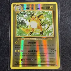 Raichu 36/108- Reverse Holo Rare Card- XY Evolutions Pokemon TCG - Image 1