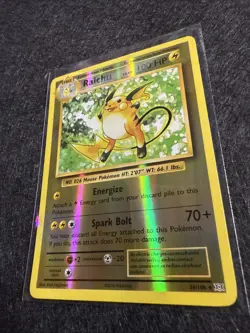 Raichu 36/108- Reverse Holo Rare Card- XY Evolutions Pokemon TCG - Image 2