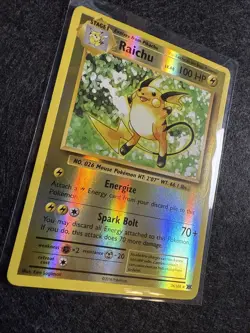 Raichu 36/108- Reverse Holo Rare Card- XY Evolutions Pokemon TCG - Image 3