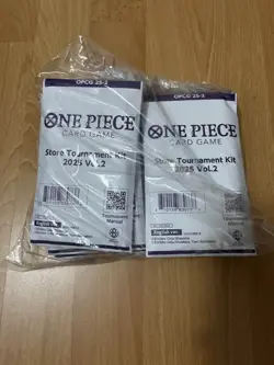8 Pack Lot of One Piece Card Game Store Tournament Kit 2025 Vol. 2 - Image 1