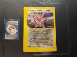 2002 ROCKETS SCIZOR 4 Pokemon BEST OF WINNER PROMO JUMBO VINTAGE CARD NINTENDO - Image 1