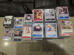One Piece CCG HUGE 1823 Card Lot. Includes C-UC-R-SR-L-P And DON cards. READ - Image 1