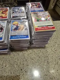 One Piece CCG HUGE 1823 Card Lot. Includes C-UC-R-SR-L-P And DON cards. READ - Image 2