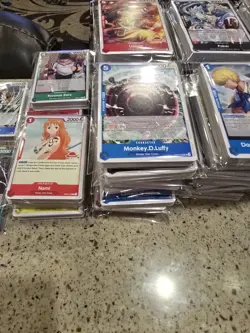 One Piece CCG HUGE 1823 Card Lot. Includes C-UC-R-SR-L-P And DON cards. READ - Image 3