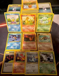 Vintage Pokemon Lot | 9 Cards | Commons/Uncommon | WOTC Era | Base,Fossil+MORE - Image 1
