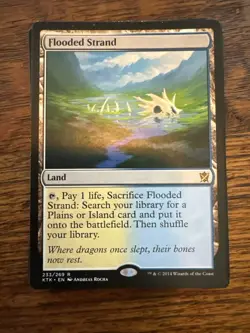 Flooded Strand - Khans of Tarkir - LP - MTG - Image 1