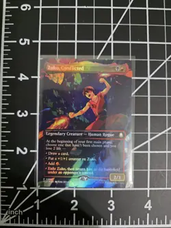 Zuko, Conflicted 0302 TLA Foil Borderless NM/M MTG Avatar **FREE SHIPPING** - Image 1