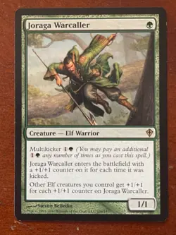 MTG Magic the Gathering Joraga Warcaller Worldwake Regular LP - Image 1