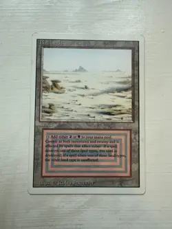MTG Badlands Dual Land Revised Edition MP Magic the Gathering - Image 1