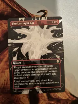 1x The Last Agni Kai MTG Avatar: The Last Airbender Borderless Rare Nonfoil NM - Image 1