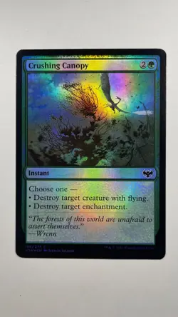MTG Innistrad Crimson Vow Crushing Canopy Foil 194/277 Magic the Gathering - Image 1